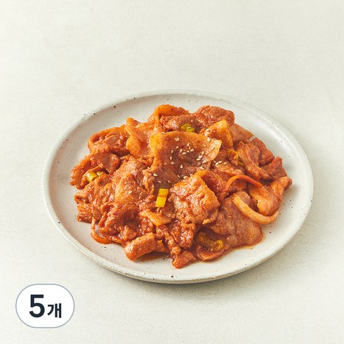 고급진 고추장 삼겹살 제육볶음, 5개, 600g