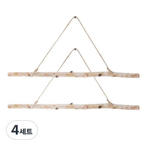 리얼 자작나무 + 마끈 세트, 4세트