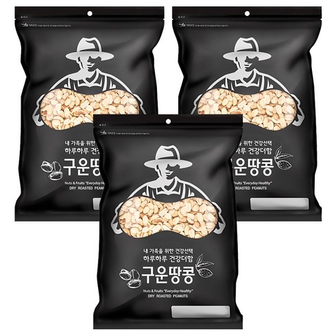 넛츠팜 구운땅콩, 1kg, 3개