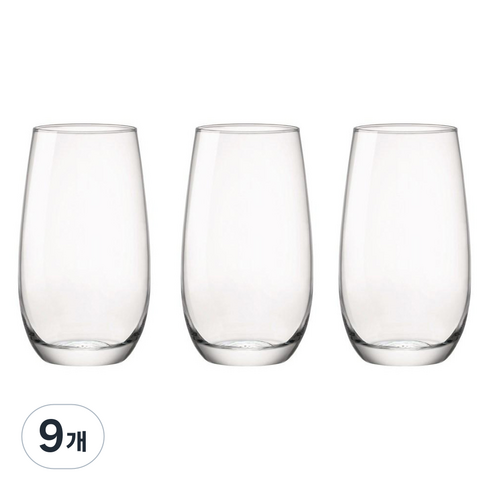 보르미올리 New Kalix 롱드링크 와인잔, 400ml, 9개