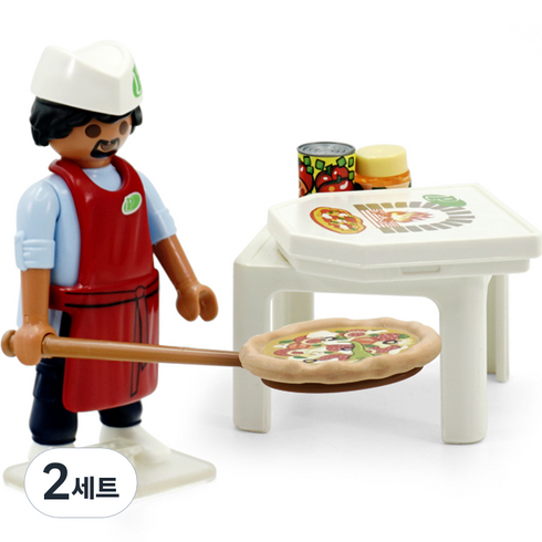 플레이모빌 피자 메이커, 2개