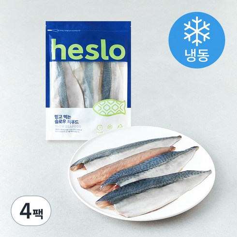 해슬로 가시없는 어린이 순살고등어 (냉동), 400g, 4팩