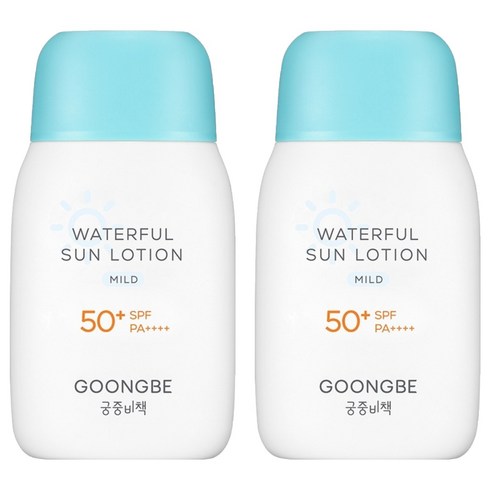 궁중비책 워터풀 유아 선로션 마일드 SPF50+ PA++++, 80g, 2개