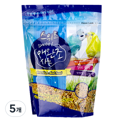 애니멀밥 PSP 스위트 애완조 사료, 700g, 5개