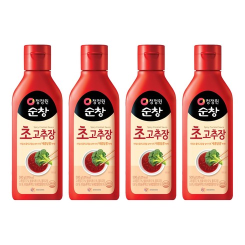 청정원순창 초고추장, 500g, 4개