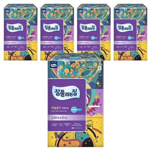 잘풀리는집 천연펄프 미용티슈 2겹, 240매입, 30개