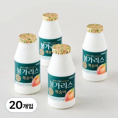 남양유업 불가리스 요구르트 복숭아, 150ml, 4개입, 5개