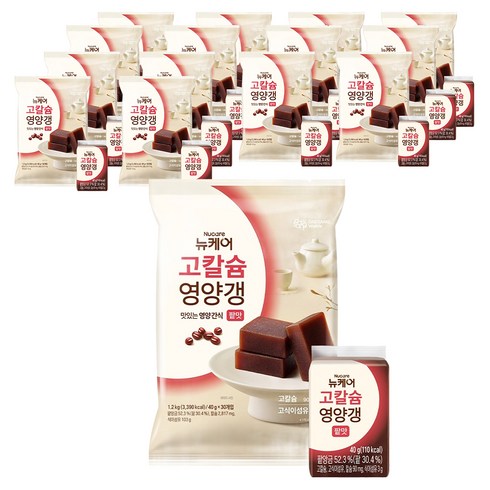 뉴케어 고칼슘 영양갱, 1.2kg, 15개