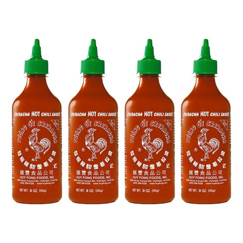 허이펑 스리라차 핫 칠리 시즈닝, 255g, 4개