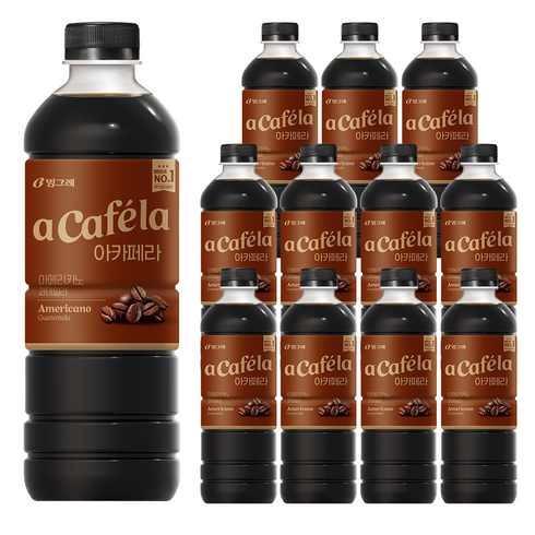 아카페라 아메리카노 과테말라, 1L, 12개