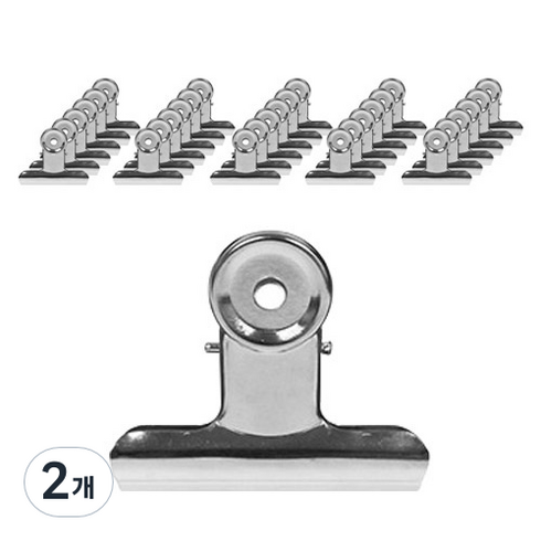 블루마토 스틸 불독클립 사무용 집게 BCS002, 64mm, 36개입, 2개