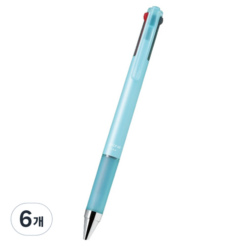 파이롯트 쥬스업 3색 다색펜 0.4mm, 민트, 6개