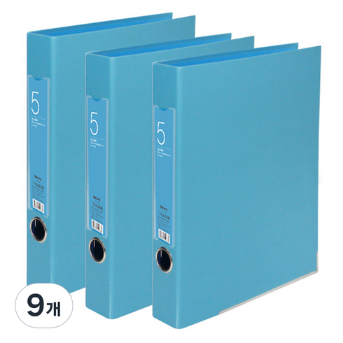 드림산업 레일바인더 5cm 3공, 하늘, 9개