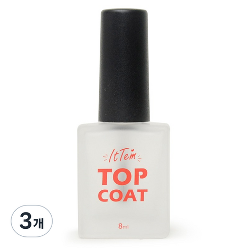 잇템샵 더 샤인 탑코트, 혼합색상, 3개, 8ml