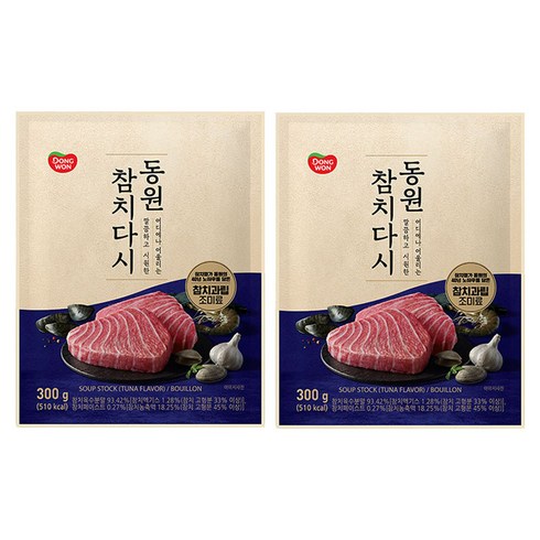 동원 참치다시, 2개, 300g