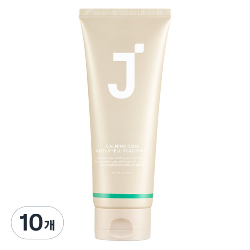 제이숲 카밍 세라 정수리 냄새 두피팩 시트러스 허브향, 200ml, 10개