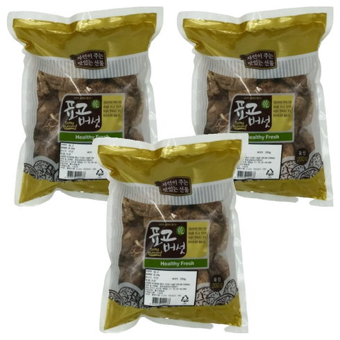 버섯꽃필때 건표고버섯동고, 200g, 3개