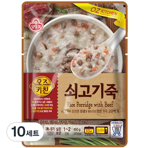 오즈키친 쇠고기죽, 450g, 10세트