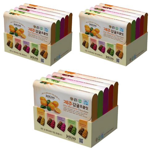 제키스 제주 종합 초콜릿 5종 세트, 175g, 3세트