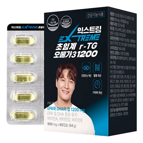 익스트림 초임계 알티지 오메가3 1200, 60정, 1개