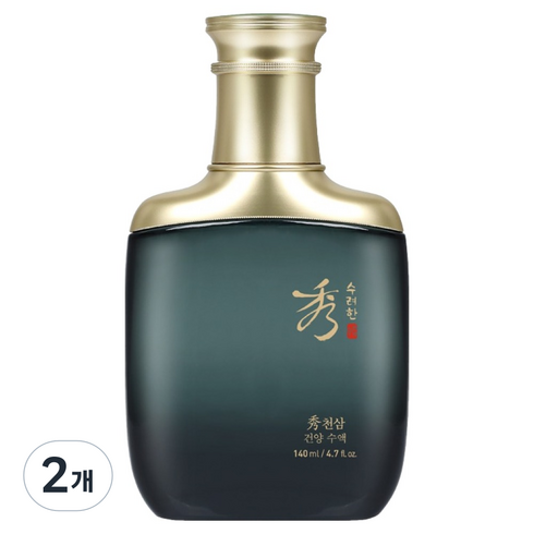 수려한 천삼 건양 수액, 140ml, 2개