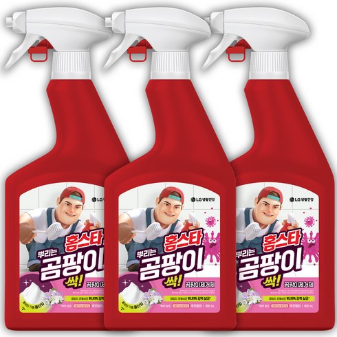 홈스타 맥스프레쉬 뿌리는 곰팡이 싹 세정제, 900ml, 3개