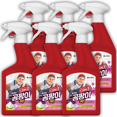 홈스타 맥스프레쉬 뿌리는 곰팡이 싹 세정제, 900ml, 6개
