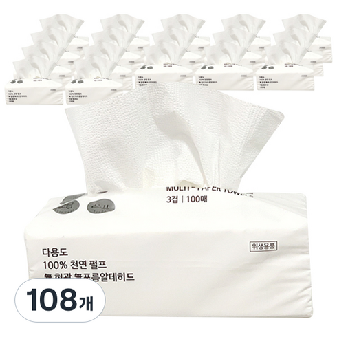 브론디 다용도 3겹 키친타올, 100매, 108개