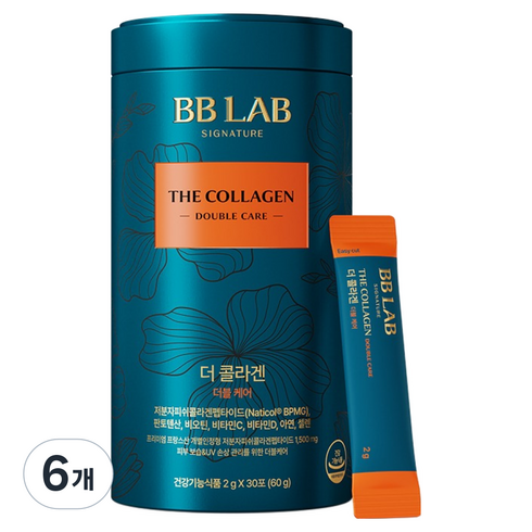비비랩 더 콜라겐 더블케어, 30회분, 6개