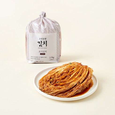 조선호텔 포기김치 프레시, 2.5kg, 1개