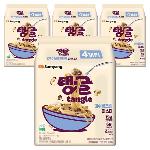 tangle 머쉬룸 크림파스타 105g, 16개