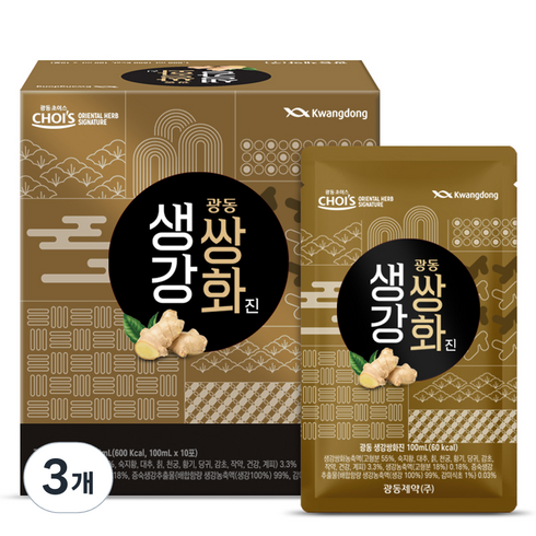 광동초이스 생강쌍화진, 100ml, 30개