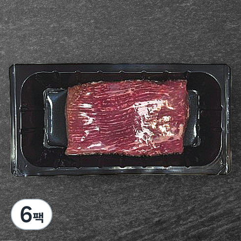 이로우 국내산 무항생제 소고기 양지 덩어리 국거리용 (냉장), 300g, 6팩