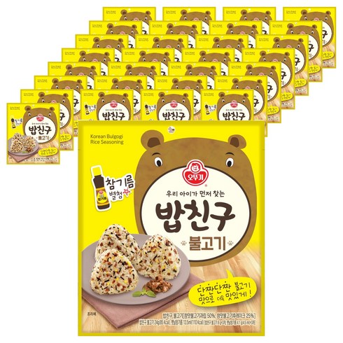 오뚜기 밥친구 불고기 후리카케, 36.3g, 40개