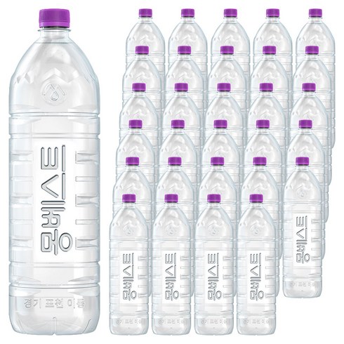 몽베스트 위드어스 무라벨 생수, 2L, 30개