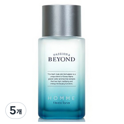 비욘드 옴므 피트니스 토너, 130ml, 5개