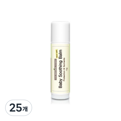 베이비 수딩밤, 25개, 15g
