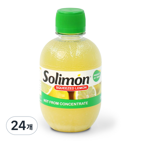 솔리몬 스퀴즈드 레몬즙, 280ml, 24개