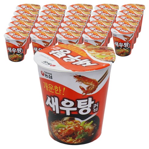 새우탕 컵 67g 30개입, 60개