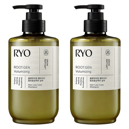 려 루트젠 볼류마이징 탈모증상전문케어 샴푸, 515ml, 2개