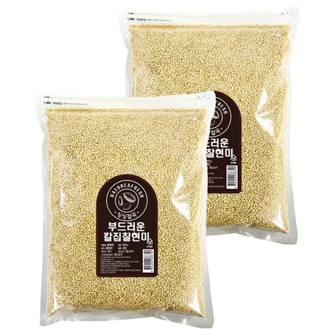 싱싱잡곡 부드러운 칼집 찰현미, 800g, 2개