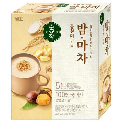 순작 통현미 가득 밤마차, 20g, 10개입, 1개