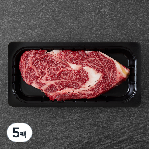 이로우 국내산 무항생제 소고기 등심 스테이크용 (냉장), 300g, 5팩