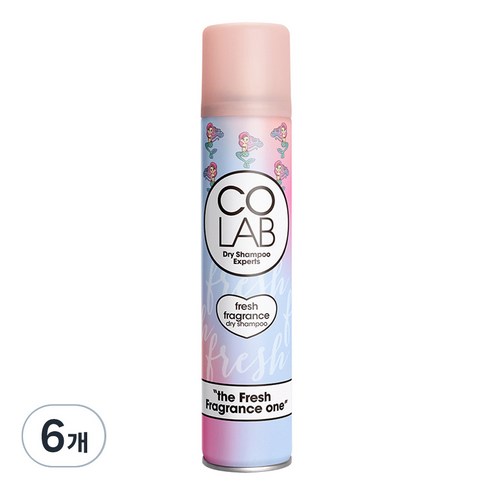 코랩 퍼퓸 드라이샴푸 프레쉬, 6개, 200ml
