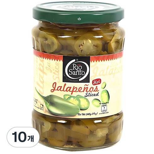 리오산토 할라피뇨 슬라이스, 540g, 10개