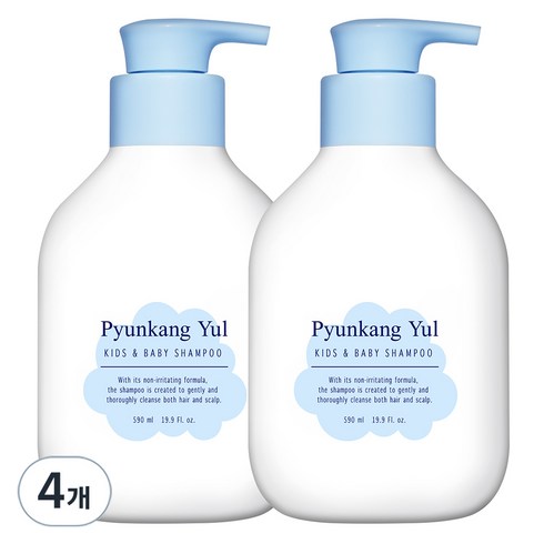 편강율 키즈 앤 베이비 샴푸 스위트허브, 4개, 590ml