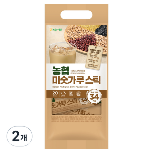 농협식품 미숫가루 스틱 20p, 2개, 600g
