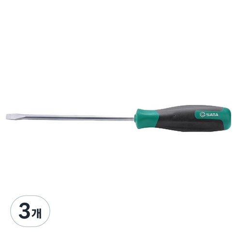 사타 일자형 스크류 드라이버 5 x 100 mm 63408, 3개