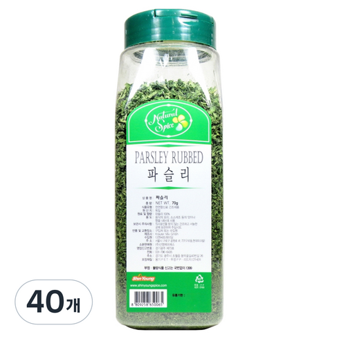 내츄럴스파이스 파슬리, 70g, 40개