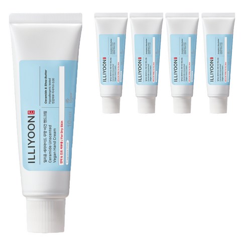 일리윤 세라마이드 비건 핸드크림 무향, 50ml, 5개